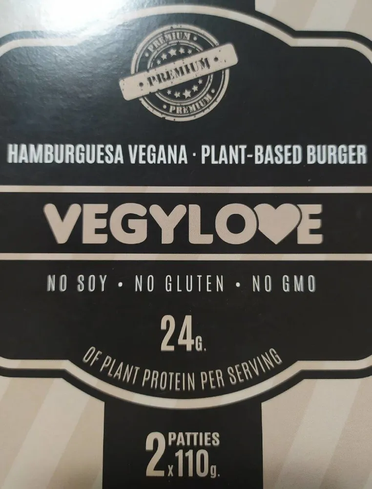 VEGYLOVE - Hamburguesa Vegana