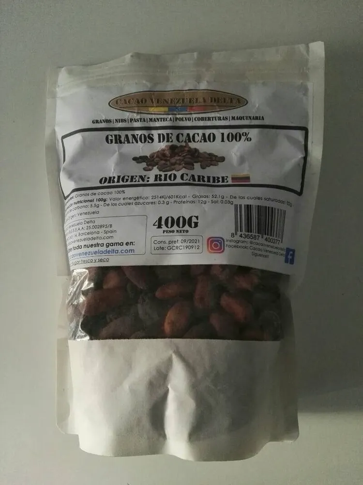 Cacao granos de cacao 100%