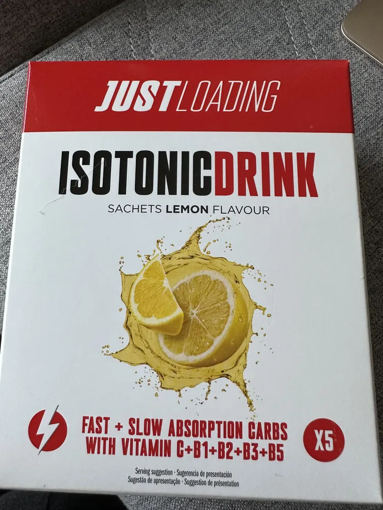 Isotonic drink lemon flavour