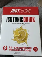 Isotonic drink lemon flavour