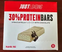 30% protein bars stracciatella flavour with chocolate