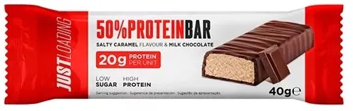 Just loading 50% protein bar chocolate