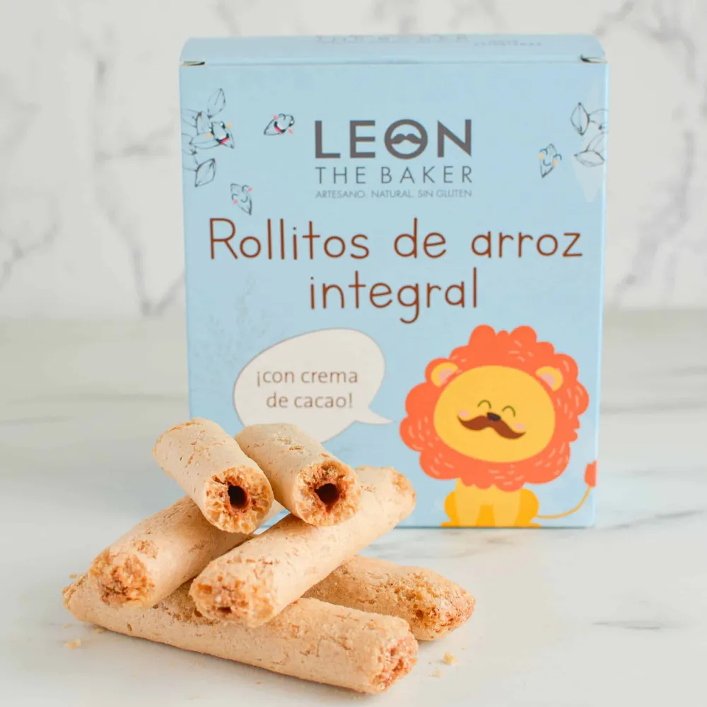 Rollitos de arroz integral y cacao