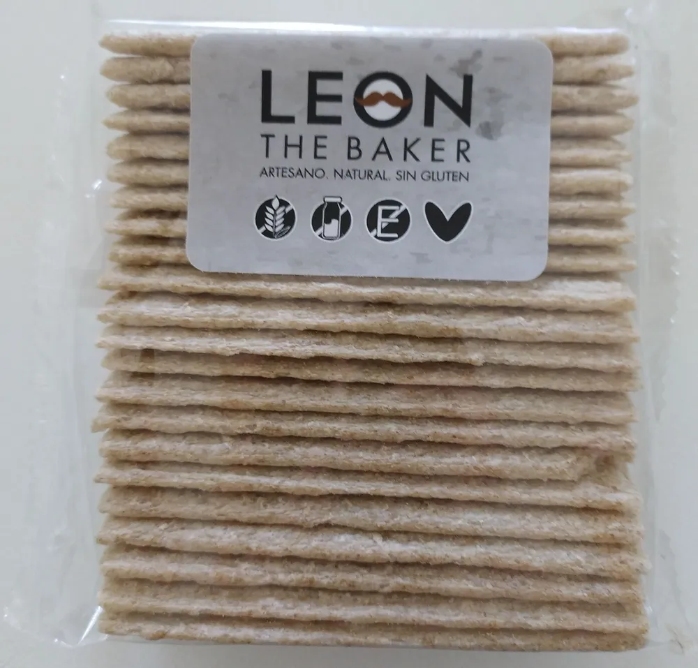 Tostadas de lino y arroz integral sin gluten sin lactosa