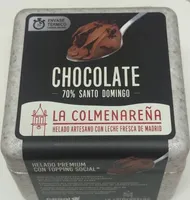 Helado de chocolate