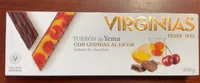 Turrón de yema con guindas al licor