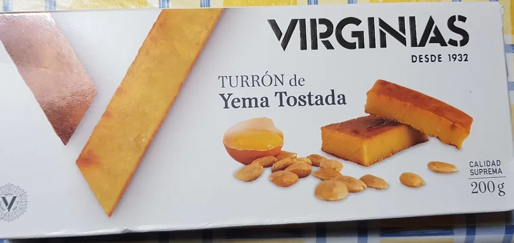 Turrón de yema tostada