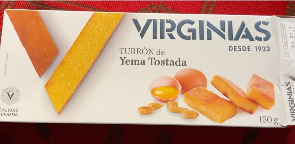 TURRON DE YEMA TOSTADA