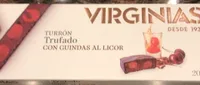 Turrón trufado con guindas al licor