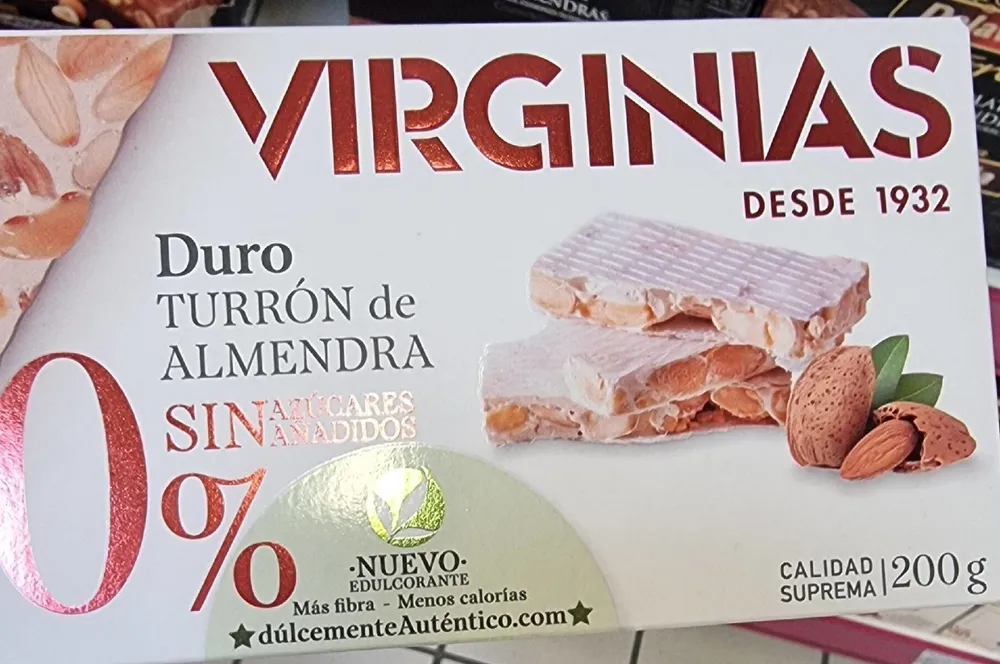 Virginias Turrón duro de almendras