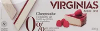 Virginias Turrón de tarta de queso sin azúcar añadido