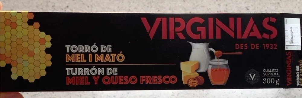 Turrón de miel y queso fresco