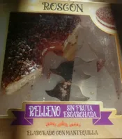 Roscón relleno sin fruta escarchada