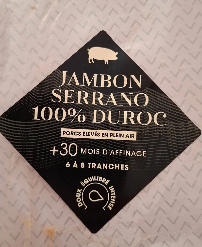 Jambon serrano 100% Duroc