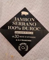 Jambon serrano 100% Duroc