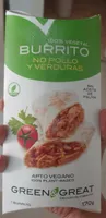 burrito no pollo y verduras