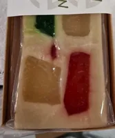 Turrón de mazapán y fruta