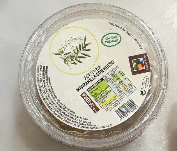 Aceituna manzanilla con hueso