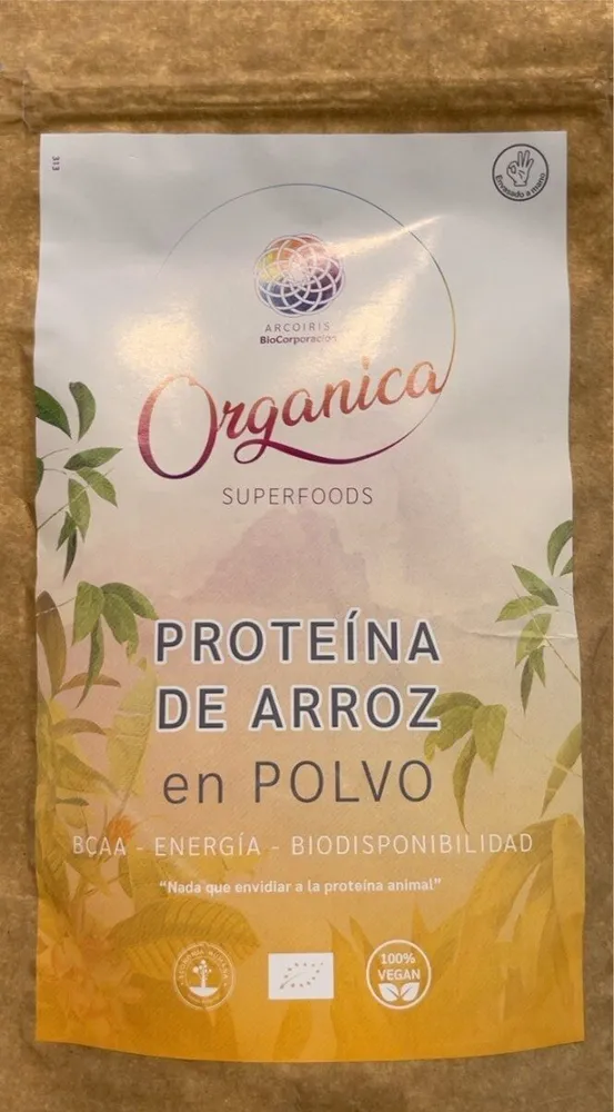 Proteína de arroz en polvo