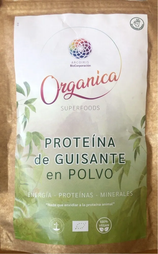 Proteína de guisante en polvo
