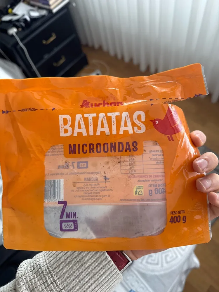 Batatas para mircoondas (Boniato)