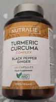 Turmeric complex. Black pepper ginger