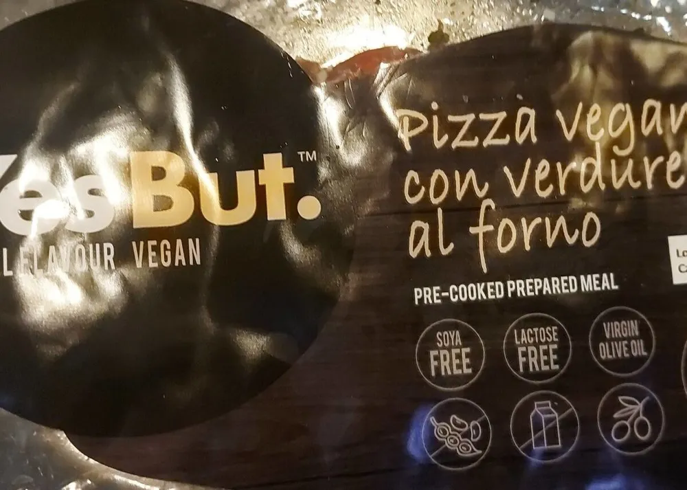 Pizza Veganacon verduras al horno