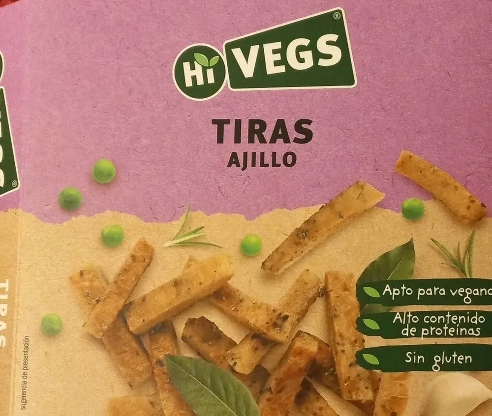 Tiras al ajillo