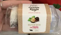 Rulito de queso con trufa