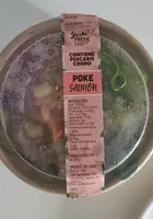 Poke salmon