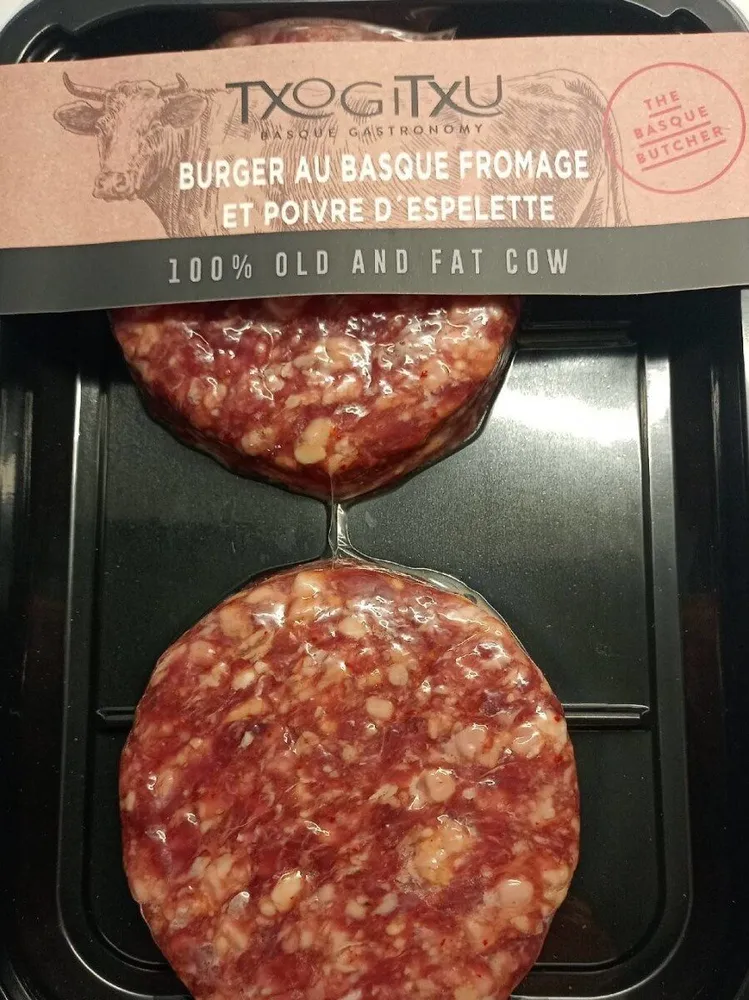 Burger au fromage basque et poivre d'Espelette