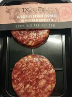 Burger au fromage basque et poivre d'Espelette