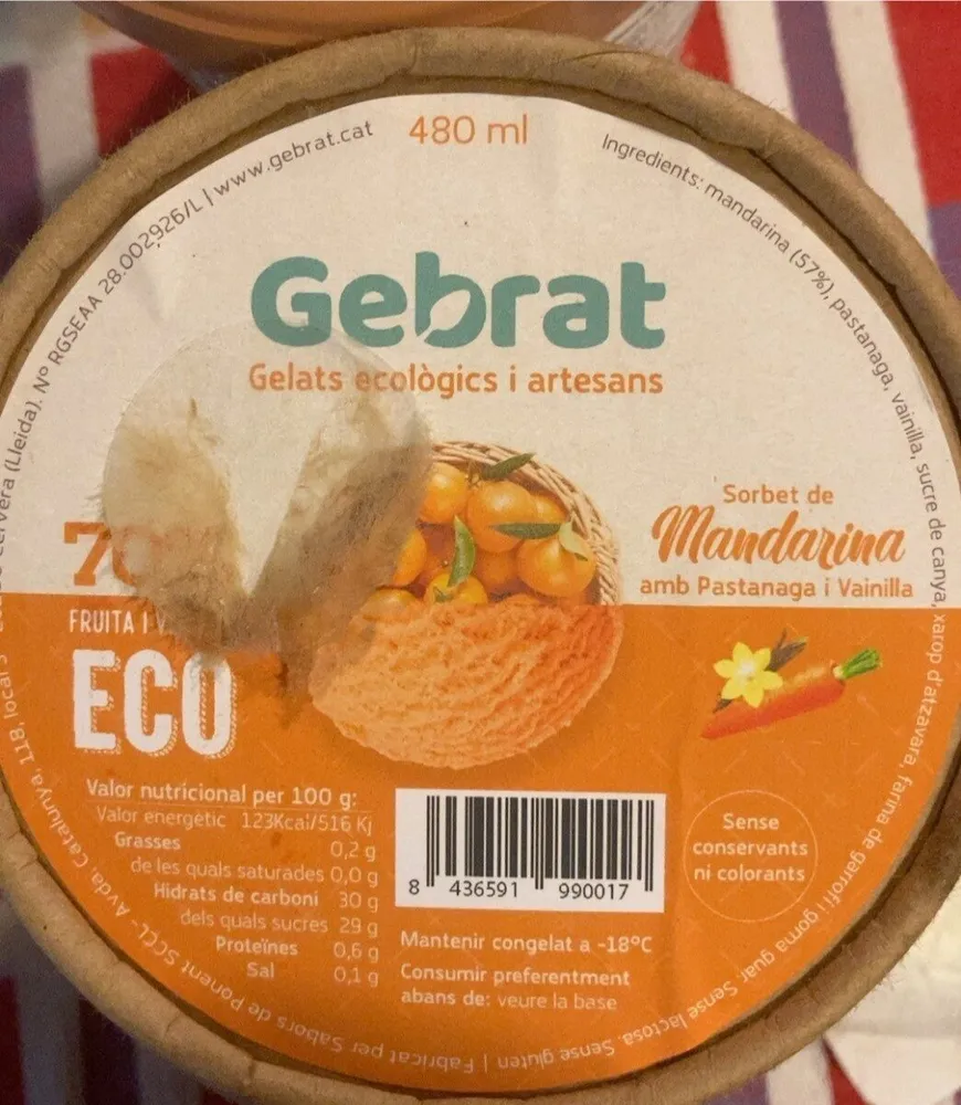Sorbet de Mandarina