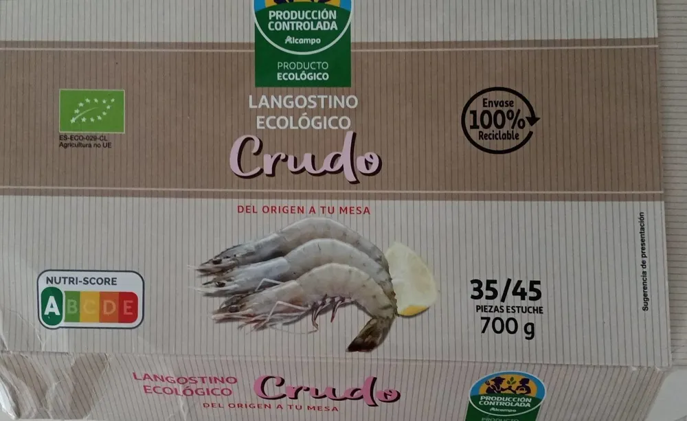 Langostino ecológico