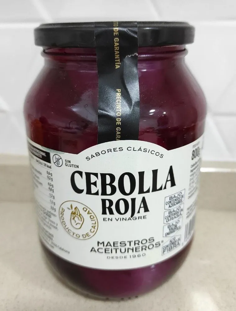 Cebolla roja en vinagre