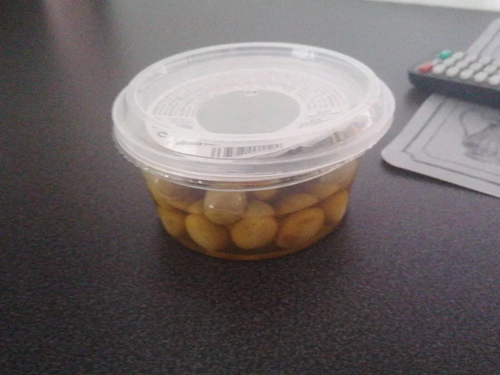 aceituna verde con hueso sabor anchoa