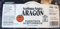 Aceituna negra Aragon