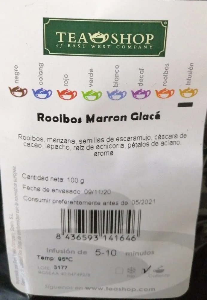 Rooibos Marron Glace