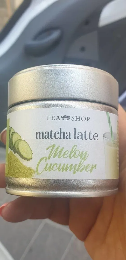 Matcha latte melon cucumbre