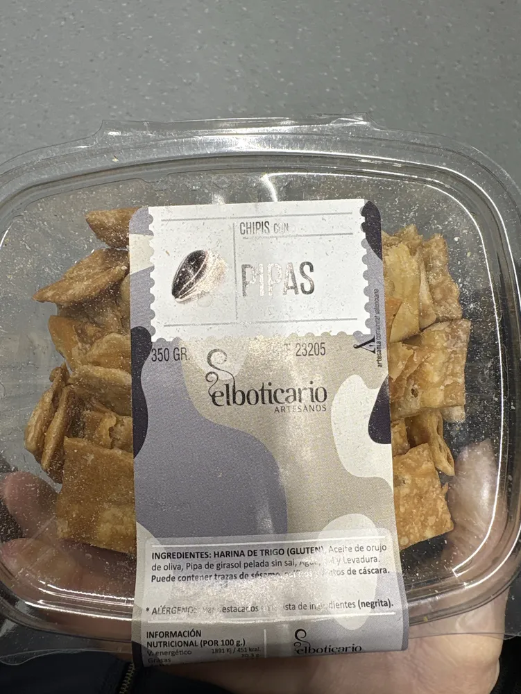 Chipis con pipas
