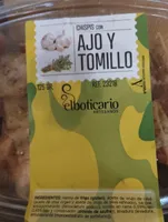 Chispis con ajo y tomillo