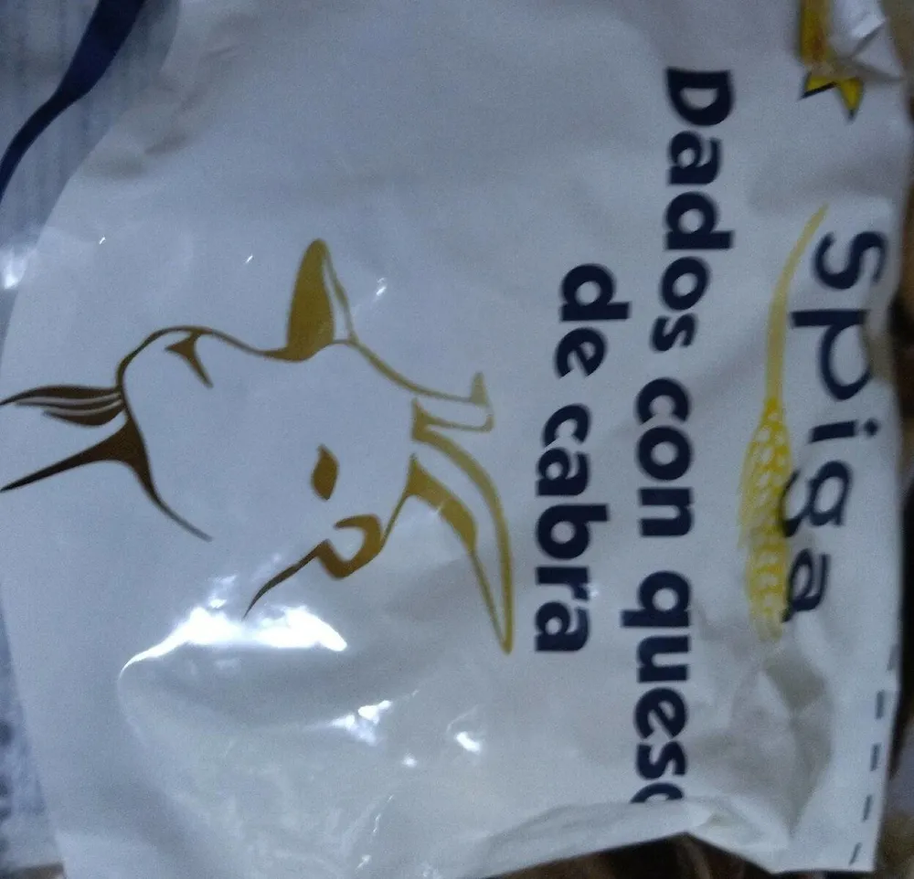 Dados con queso de cabra