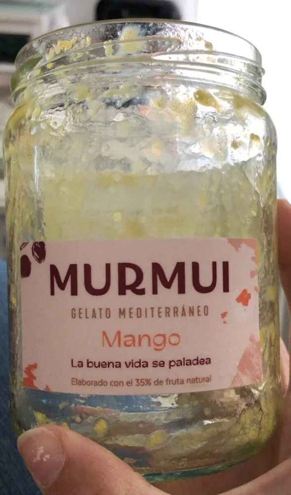 Helado mango