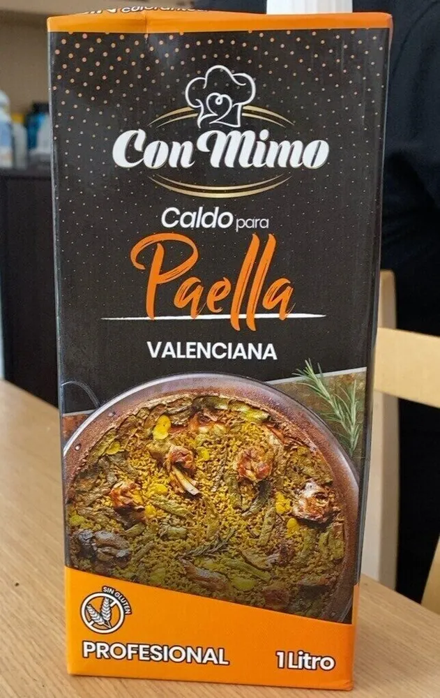 Caldo para paella valenciana