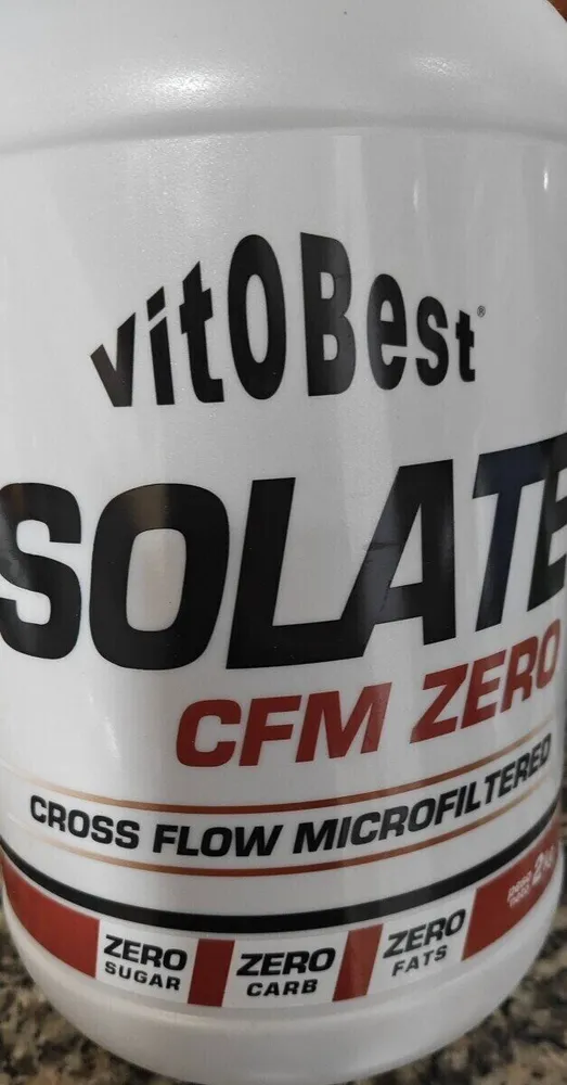 Proteína isolate cfm zero