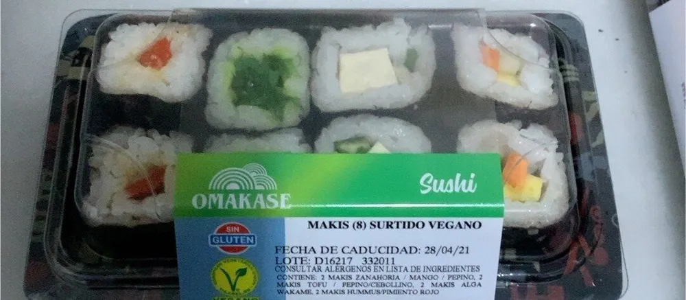 Makis (8) surtido vegano