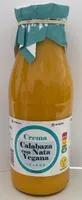 Crema de calabaza con nata vegana