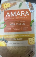 Hamburguesa pollo sabor queso