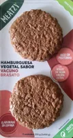 Hamburguesa vegetal sabor vacuno