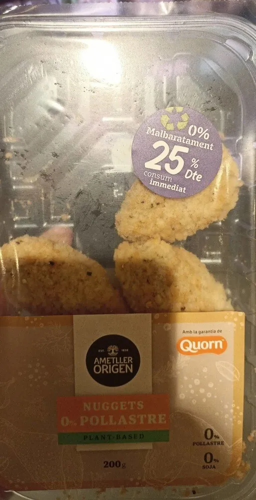 Nuggets pollo plant-based